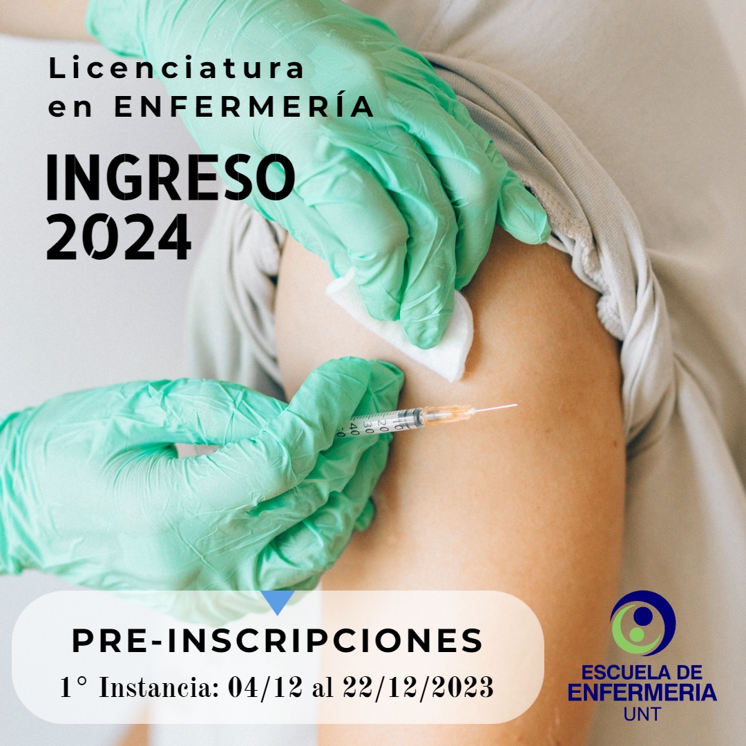 Preinscripción 2024 - Licenciatura en Enfermería